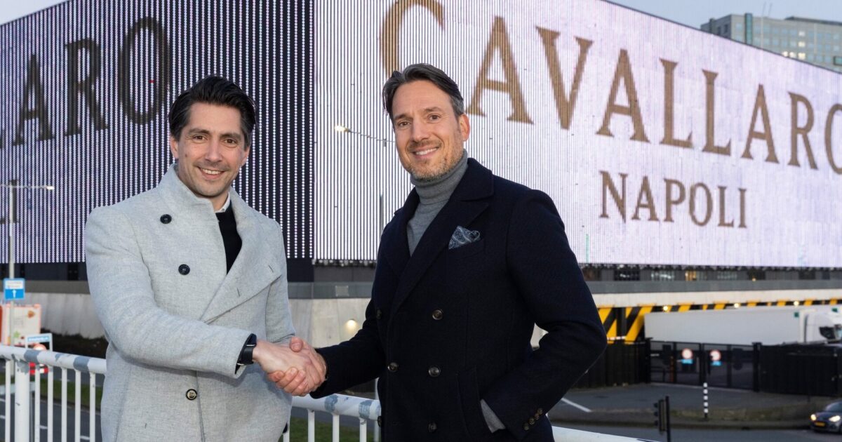 Ziggo Dom, fashion partner del Napoli di Cavallaro