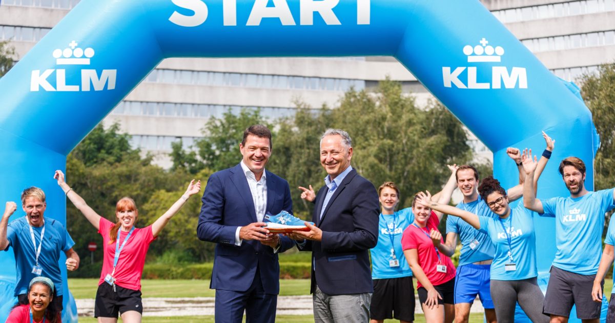 Asics cheap klm schoen