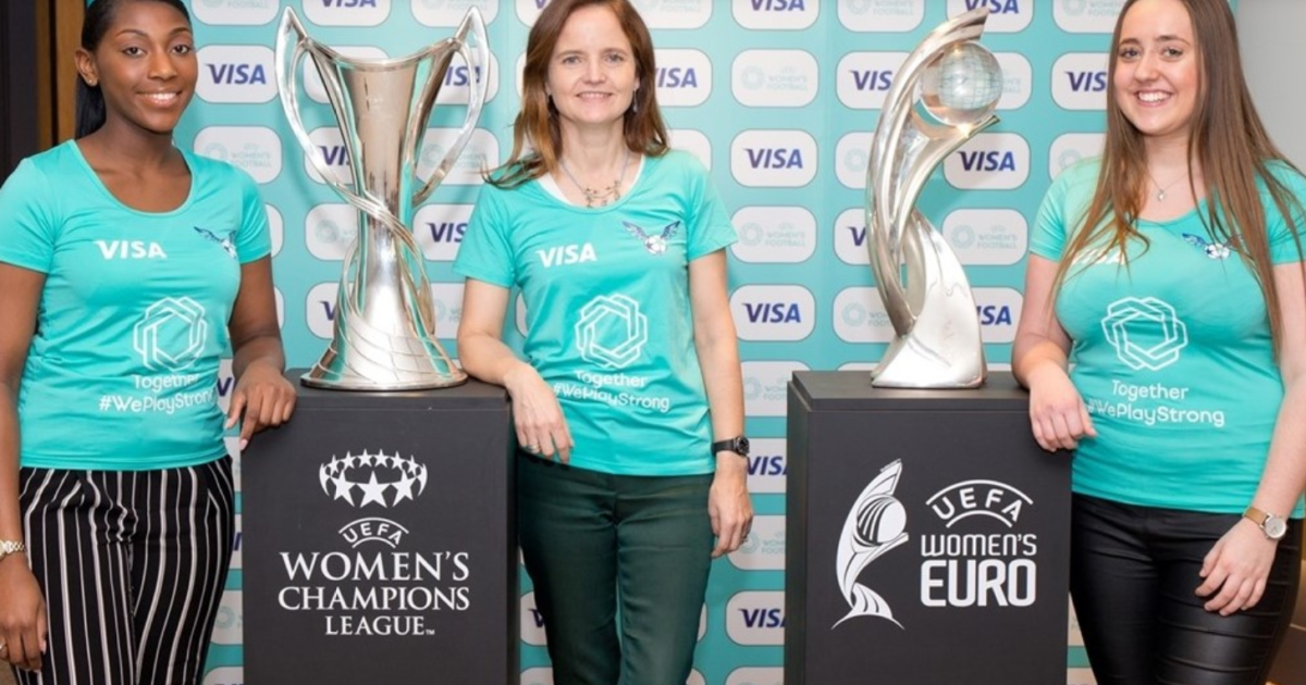 Visa eerste partner UEFA vrouwenvoetbal Sponsorreport